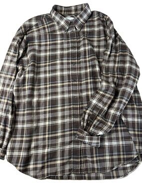 Sunday Best Brown & Cream Plaid Button-Down Shirt